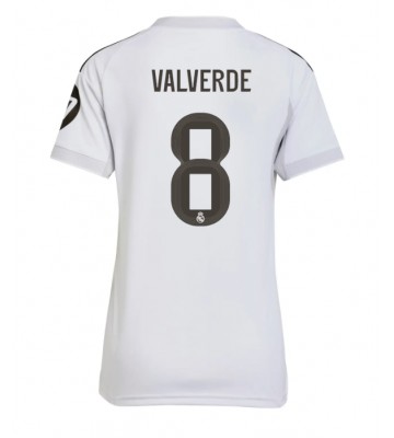 Real Madrid Federico Valverde #8 Hjemmebanetrøje Dame 2025-26 Kortærmet